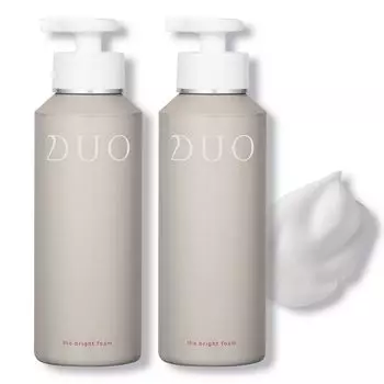 DUO The Bright Foam 150 г набор из 2 предметов пена для умывания лица очищающая восстанавливающая маска массажная дамасская роза аромат высококонцентрированная газированная пена для пор