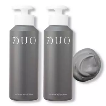 DUO The Bright Foam Black Facial Cleansing Foam Set 2 Piece [Очищающая массажная маска для лица] Сладкий цитрусовый эфирное масло аромат густой газированный
