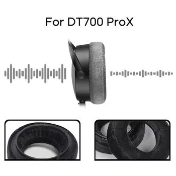 Durable Ear Pads Ear Cushion for DT700 ProX Headphone Earpads Sleeves Earcups Qualified Flannel Ear Pads Cushions