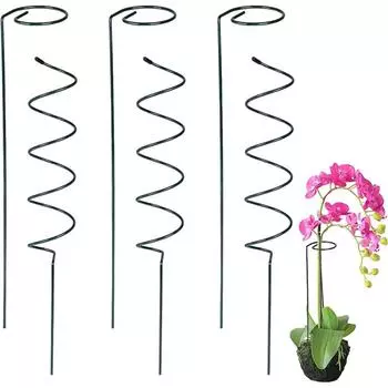 Durable Metal Climbing Plant Support Garden Tomato Spiral Stakes Green Climbing Vine Rack Twisted Tomato Stakes Plant Cage Frame