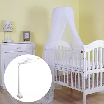 Durable Mosquito Net Stand Iron Canopy Holder Rack Mosquito Net Accessories Ring Rack Stand Home белый