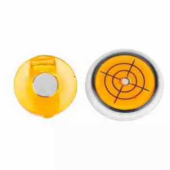 Durable Plastic Golf Hat Cap Clip with Detachable Magnetic Ball Marker Orange