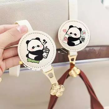Durable PU Car Seat Backrest Storage Hooks Cartoon Car Decorations Car Hooks Multifunctional Seat Organizer Storage Holder