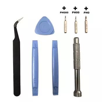 Durable-Tool Compatible for Steam-Deck-Screwdriver Set All in One Kit-PH000 PH00 PH0 Bits-Screwdriver Repair Open Tools A