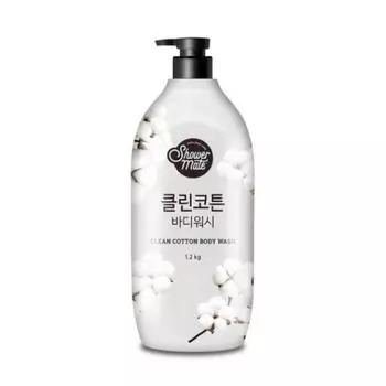 Душевой гель для душа Shower Mate Clean Cotton (1,2 кг)