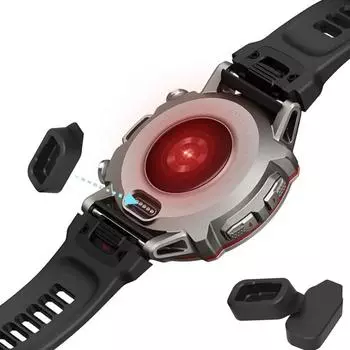 Пылезащитная заглушка, совместимая с умными часами Amazfit Falcon, силиконовая защита зарядного порта, аксессуары для защиты от пыли