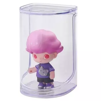 Dust Proof Action Figure Storage Boxplastic Clear Transparent Cartoon Figure Doll Display Case