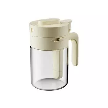 Dustproof Glass Spice Bottle Moisture-proof Spice Sorting Bottle 2 In 1 Salt Container Kitchen