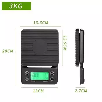 Dustproof Jewelry Scale Accurate Electronic Balance Scale Pocket Scale Kitchen scale Kitchen Style A