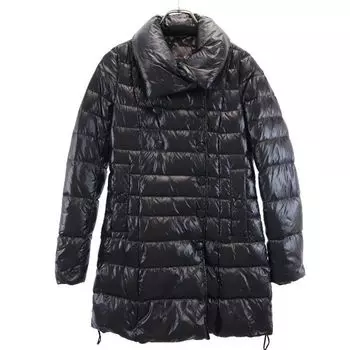DUVETICA Long sleeve down coat 38 black Women Used