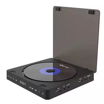 DVD-плеер для телевизора CD VCD Видеоплееры HD 1080P Поддержка HDMI AV-подключения с USB-входом, выход для наушников 3,5 мм Светодиодный сенсорный экран EU Plug