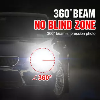 Две светодиодные лампы H1 H3 H7 H4 H13 H11 9004 880 9007 Auto S2 для автомобильных фар 72 Вт 8000 лм 6500 К для 9 В до 36 В 200 м дальность освещения H11