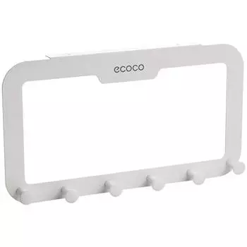Дверные крючки ECOCO настенная вешалка для полотенец на дверь полка для кухни ванная комната стеллаж для хранения инструментов без следов крючок для одежды белый