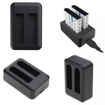 Двойное зарядное устройство Micro USB Док-станция для двойной зарядки для NP40 Bbatteries Возможности быстрой зарядки Док-станция для зарядки аккумулятора