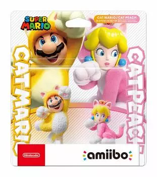 Двойной набор amiibo Марио [Неко Марио/Неко Пич] (Супер серия)