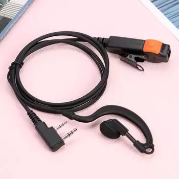 Двойной PTT K Walkie Talkie радио наушник гарнитура микрофон для Kenwood 888S TYT
