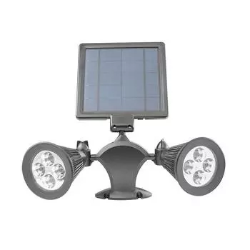 Двойной разноцветный светодиодный проектор на солнечных батареях L350 Wi-light