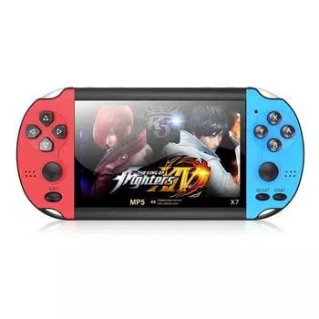 Двойной рокер, аркадная игровая машина, портативная портативная игровая консоль, игровая консоль высокого разрешения X7, электронная машина, игровая консоль