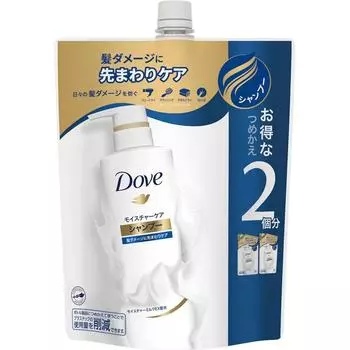 Двойной увлажняющий шампунь Unilever Moisture Care, сменная упаковка 700 г