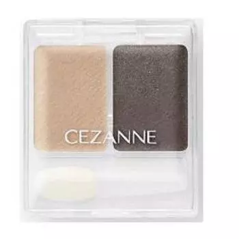 Двухцветные тени для век Cezanne с блестками, серия 01