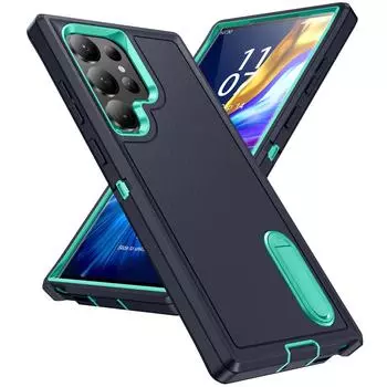 Двухслойный чехол с защитой от отпечатков пальцев для Samsung Galaxy S23 Ultra S22 Plus A53 A54 A14 A13, аксессуары для мобильных телефонов, задняя крышка for Galaxy A14 4G красный