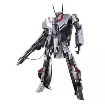 DX Chogokin Super Dimension Fortress Macross Valkyrie CHOGOKIN 50th Эксклюзивная 300 мм ABS литая под давлением ПВХ окрашенная подвижная фигурка VF-1J приблизительная. (Истребитель) & & серый