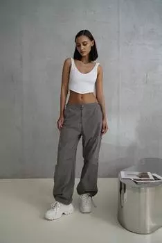 Дымчатые брюки карго Simone