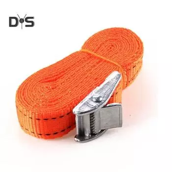 DYS Auto Shop 2,5 м сверхмощная металлическая сумка с кулачковой пряжкой, грузовая сумка, нейлоновый ремень с завязками