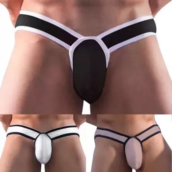 Дышащие трусы Трусы с низкой талией Мужские M ~ 2XL U-выпуклые L