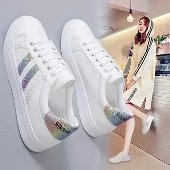 Дышащие женские балетки Athleisure 35 белый