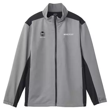 Джерси Descente HEATNAVI TOUGH Soft Shell Stand Jacket Водоотталкивающая тренировочная беговая серая [Move Sports] серый