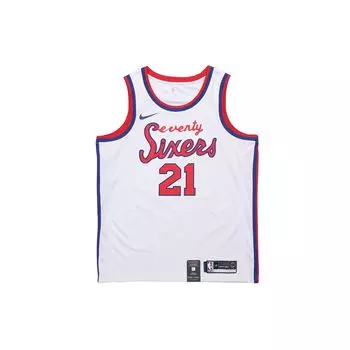 Джерси НБА Nike Vintage Limited Edition, мужское джерси Sixers # 21 Joel Embiid Fan Edition, белое AV4509-103 S