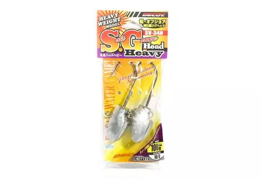 Джиг-головка Decoy SV-34H Salt Groove SG Размер 10/0, 100 грамм (1132)