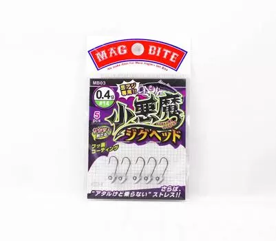Джиг-головка Harimitsu Magbite MB03 Koakuma 0,4 грамма, размер 14 (2371)