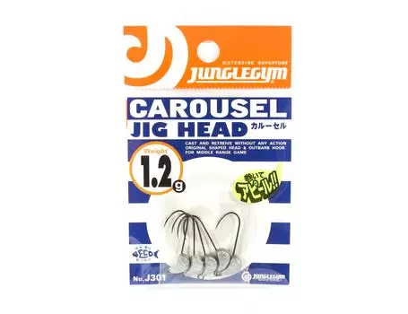 Джиг-головка Jungle Gym J301 Carousel, крючок 1,2 грамма, размер 5 (7642)