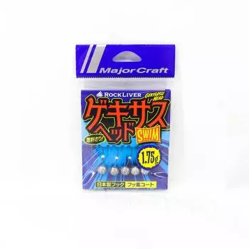 Джиг-головка Major Craft Rock Liver Gekisasu GSHEAD-SWM-1,75 г 5 шт./упаковка (8061)