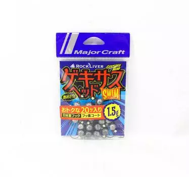 Джиг-головка Major Craft Rock Liver Gekisasu GSHEAD-OTK-1,5 г 20 шт./упаковка (8238)