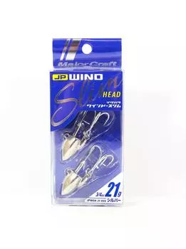Джиг-головка Major Craft Wind Slim, 21 грамм, размер 2, JPWSH-3/4/SV (2517)