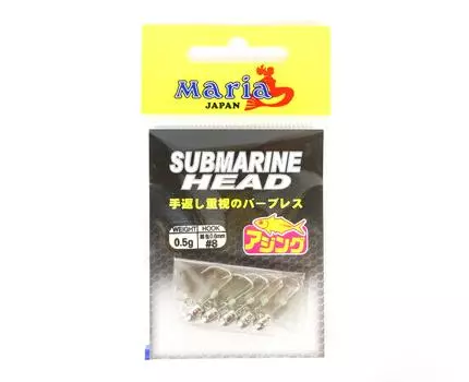 Джиг-головка Maria Submarine 0,5 грамм, размер 8 (3703)