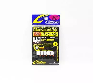 Джиг-головка Owner JH-88 Mini Black Balancer, крючок 0,5 г, размер 9 (0846)