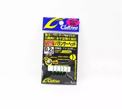 Джиг-головка Owner JH-88 Mini Black Balancer, крючок 0,2 г, размер 11 (0815)