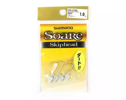 Джиг-головка Shimano SS-210L Soare Skip Head Glow 1,0 грамм 02T 785992