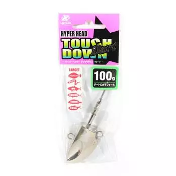 Джиг-головка Xesta Hyper Head Touch Down Dart 100 грамм хром (8400)