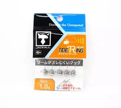 Джиг-головки Jackall Tide Ring Head 1,0 грамм, 5 штук (7545)