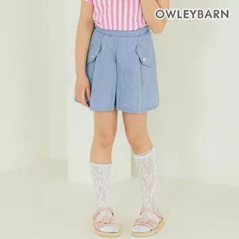 Джинсовые шорты Olivan One Tuck синего цвета Blue/110