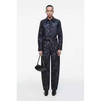 Джинсы Cos Japan Bay Jacquard Barrel Leg dark blue/23