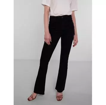 Джинсы Pieces 17111068 черный Flared Fit XS