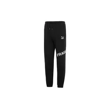 Джоггеры PUMA Classics Heavy Duty Logo Мужские Брюки Черные 620301-01 L