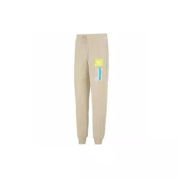 Джоггеры Puma Graffiti Logo Print Мужские Брюки Хаки 536306-64 M