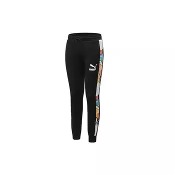 Джоггеры Puma Printed Drawstring Мужские Брюки Черный 531291-01 M
